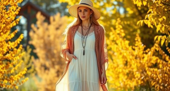 summer boho layered fashion