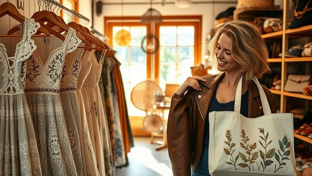 sustainable thrift shopping lifestyle