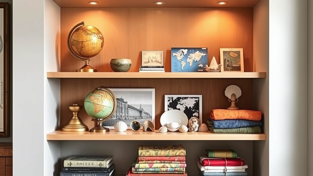 travel inspired built in styling