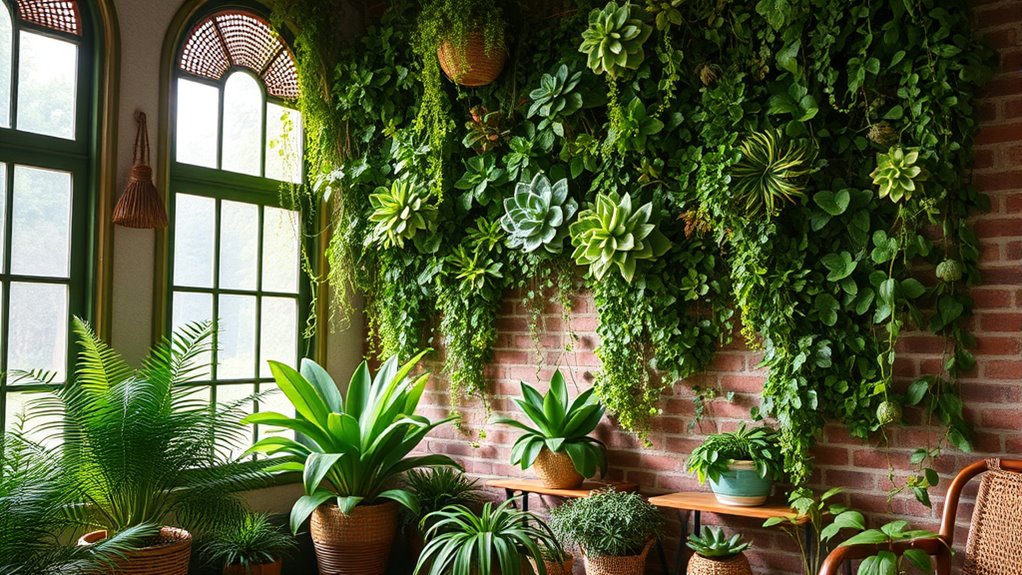 vertical garden plant care