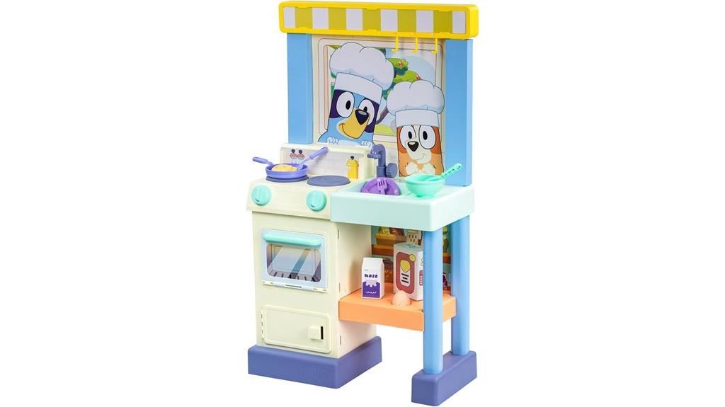 bluey themed kids kitchen