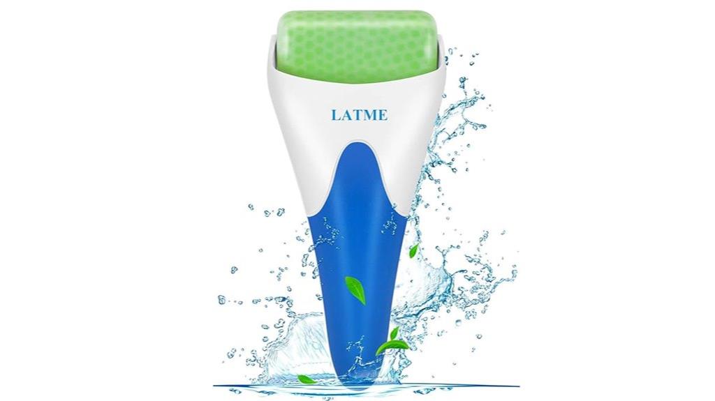 cold facial and eye roller