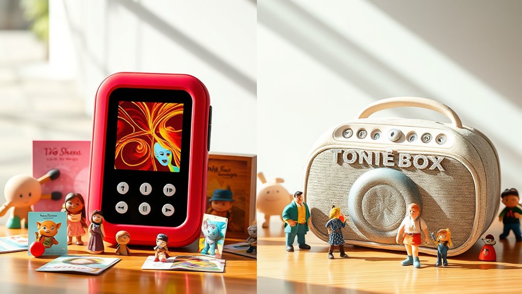 compare yoto player toniebox