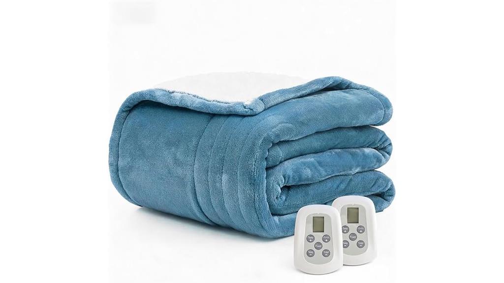 large dual control heated blanket