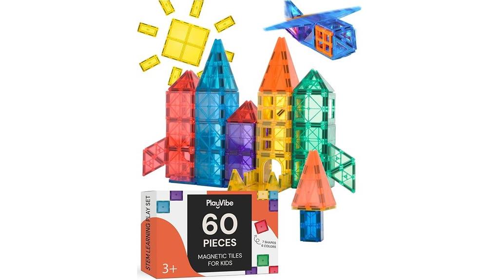 magnetic tile playset
