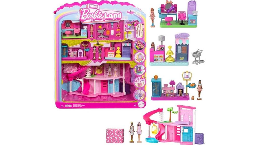mini dreamhouse with playsets