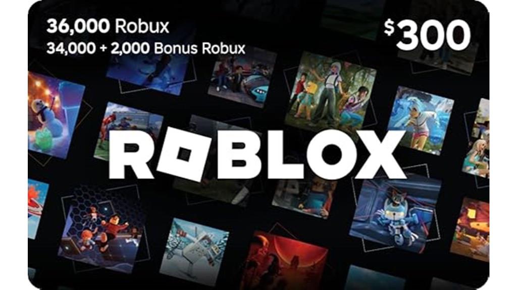 roblox gift card 36k robux