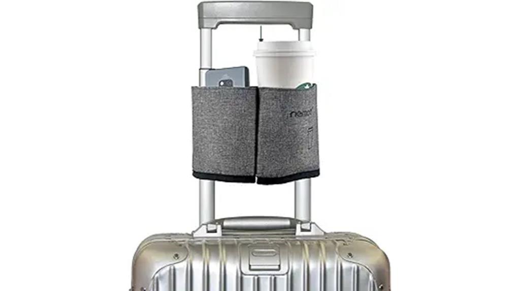suitcase compatible cup holder