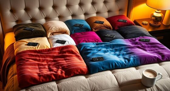 top dual control king blankets