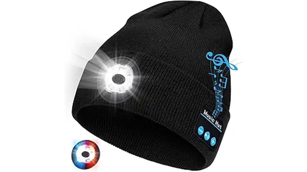 wireless hat with lights