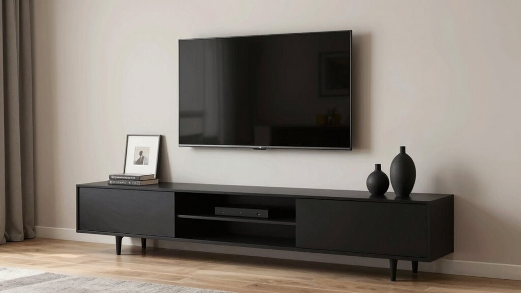 concealed tech savvy tv stand