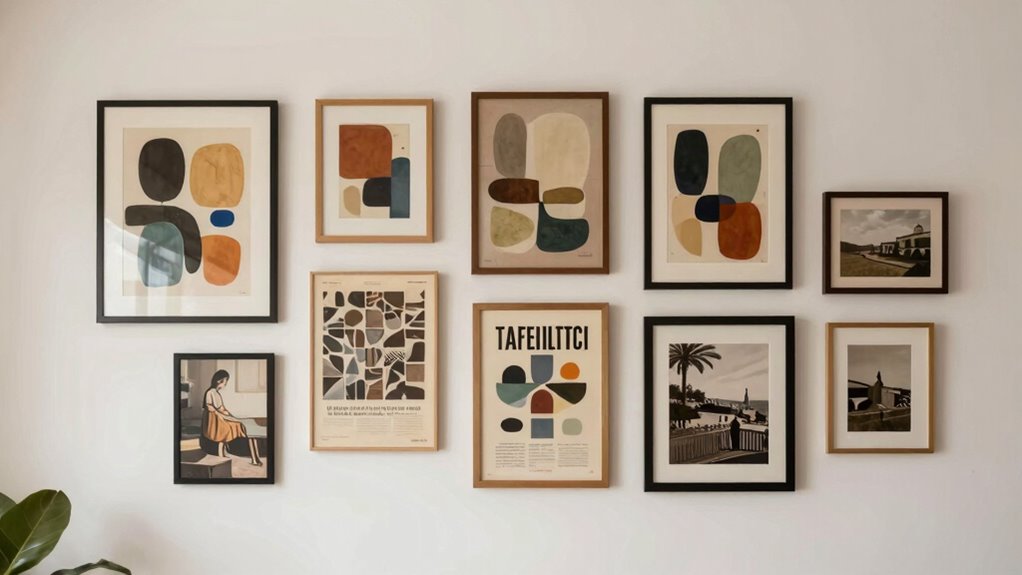 create cohesive art displays