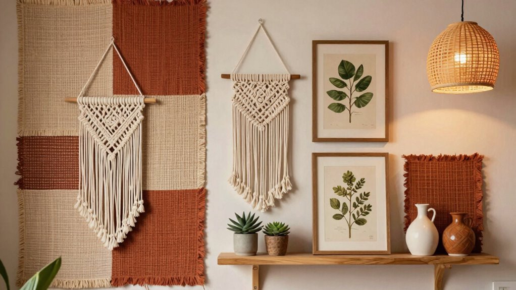 create textured eclectic retreat