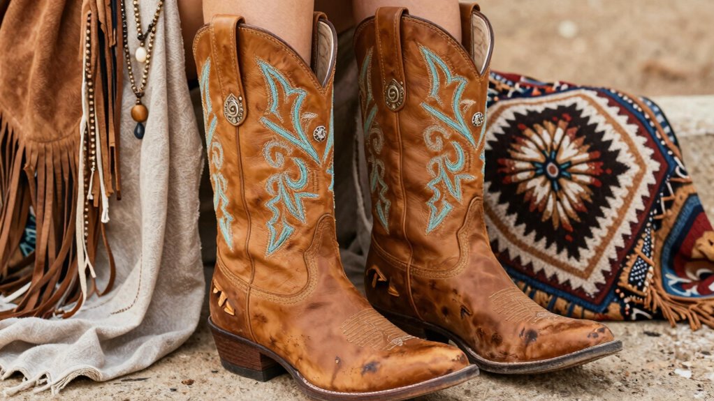 effortless boho western style