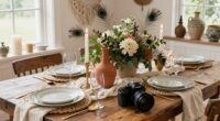 elegant boho centerpiece ideas