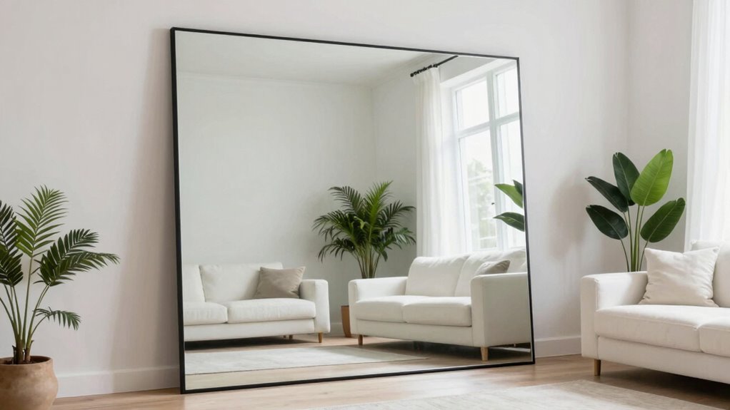 enhance space with mirrors