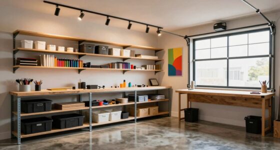 garage conversion lighting plan