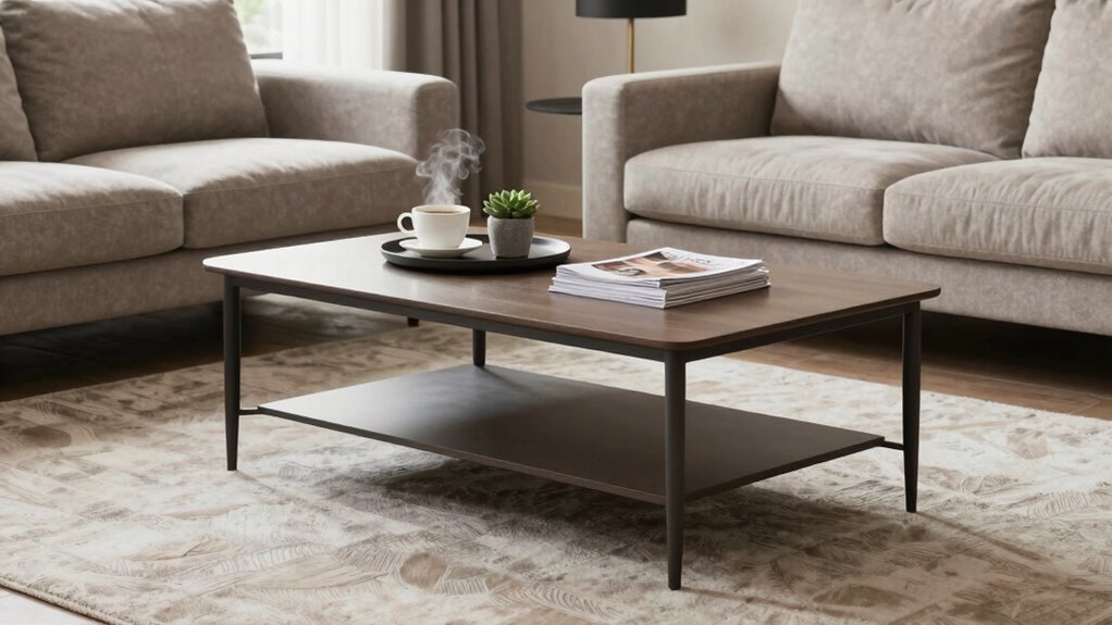 ideal safe coffee table height