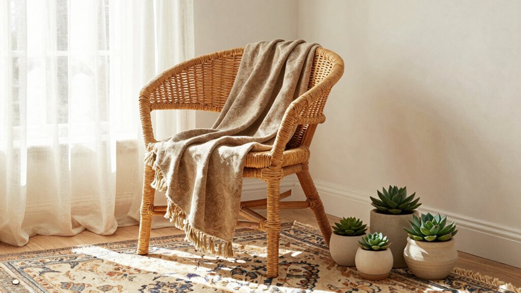 layered textures warm tones