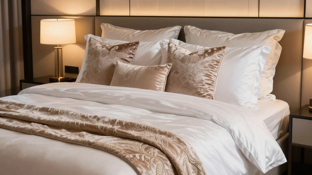 luxury hotel bedding layer