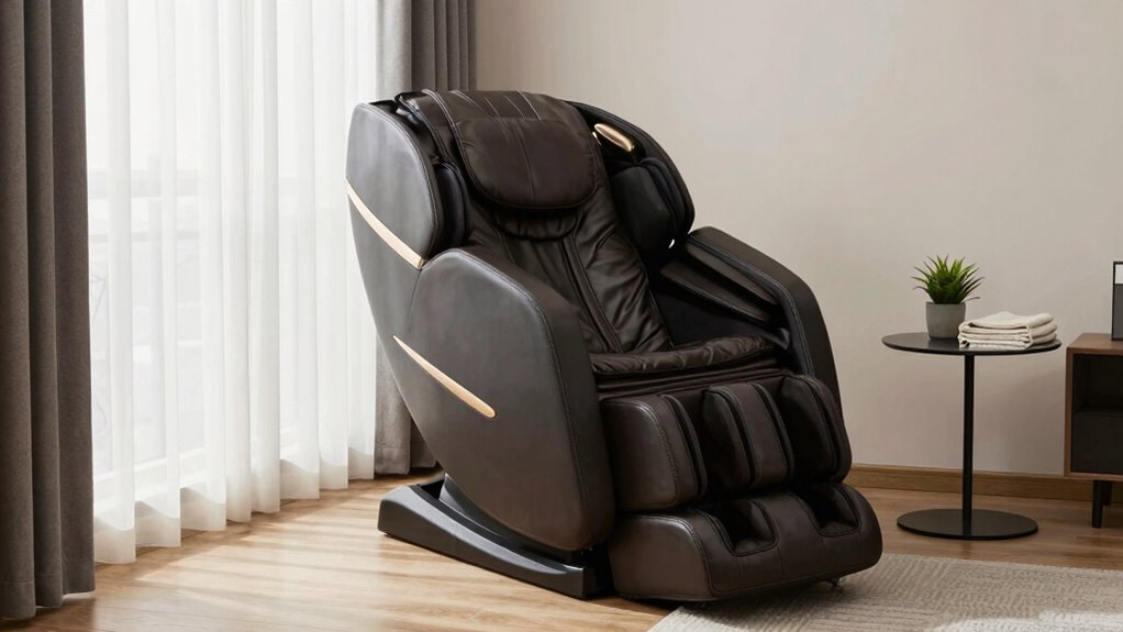 optimal massage chair placement