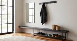 organized entryway layout