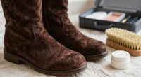 quick suede boot maintenance