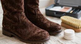 quick suede boot maintenance