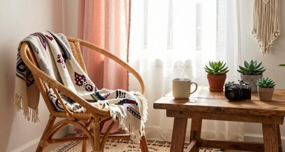 relaxing boho morning ritual