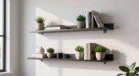 secure floating shelf anchors