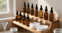 store oils in dark bottles