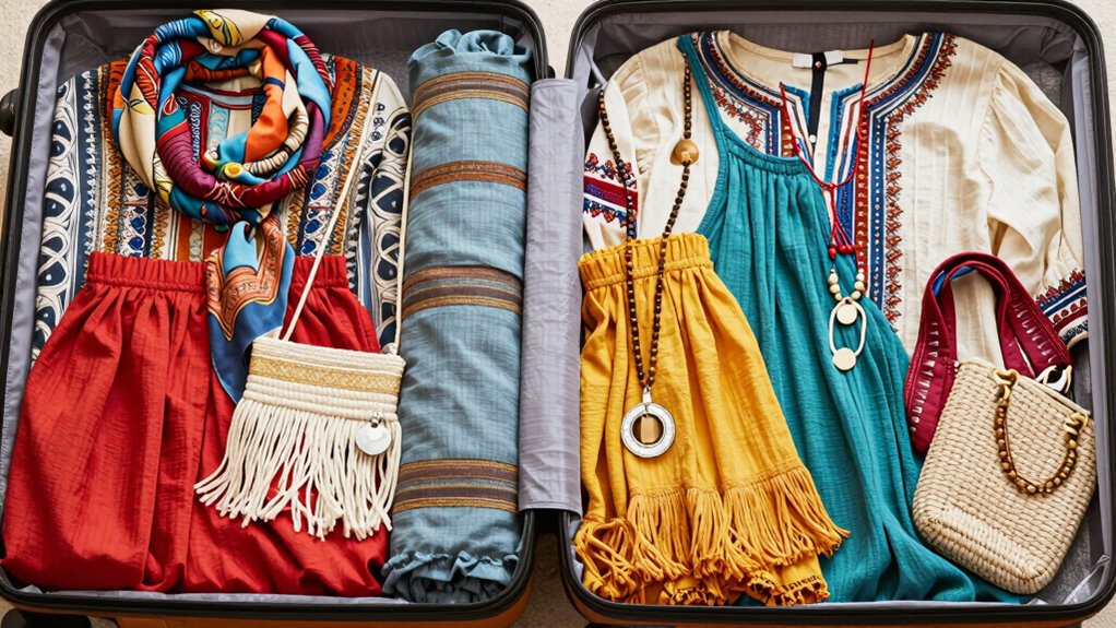 sustainable boho travel style