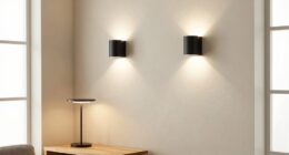 wall mounted space saving lighting
