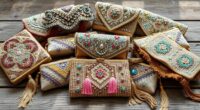 boho beaded clutch list