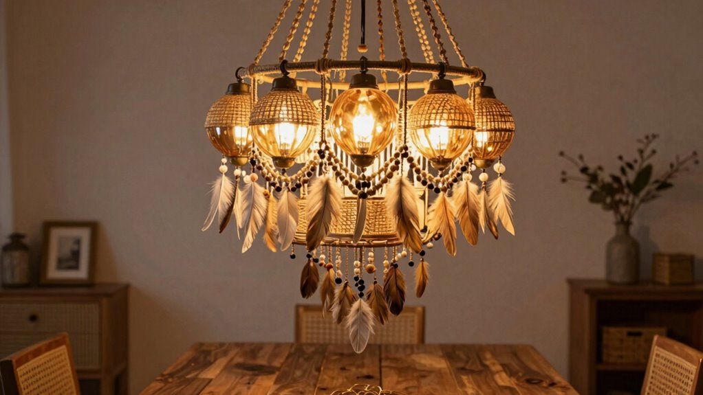 choosing perfect boho dining chandelier