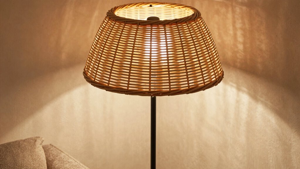 choosing rattan floor lamp