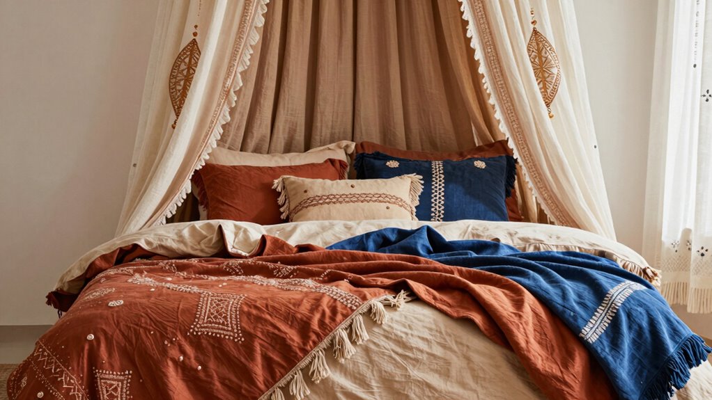 luxury queen boho bedding