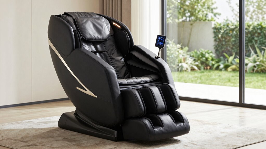 massage features and controls