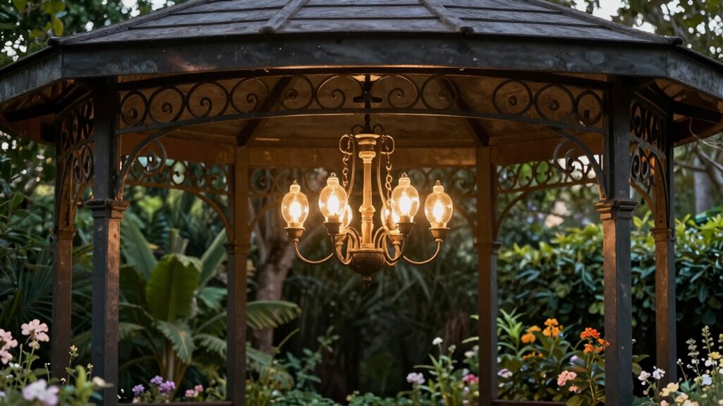 outdoor chandelier selection criteria