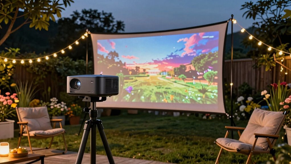 outdoor projector setup essentials
