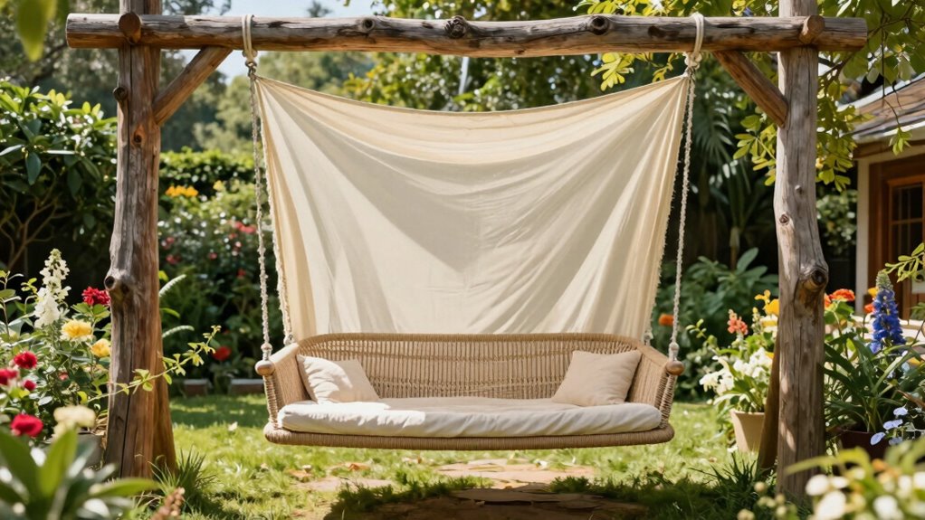 outdoor swing bed considerations