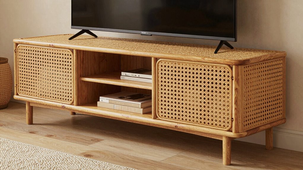 rattan tv stand essentials