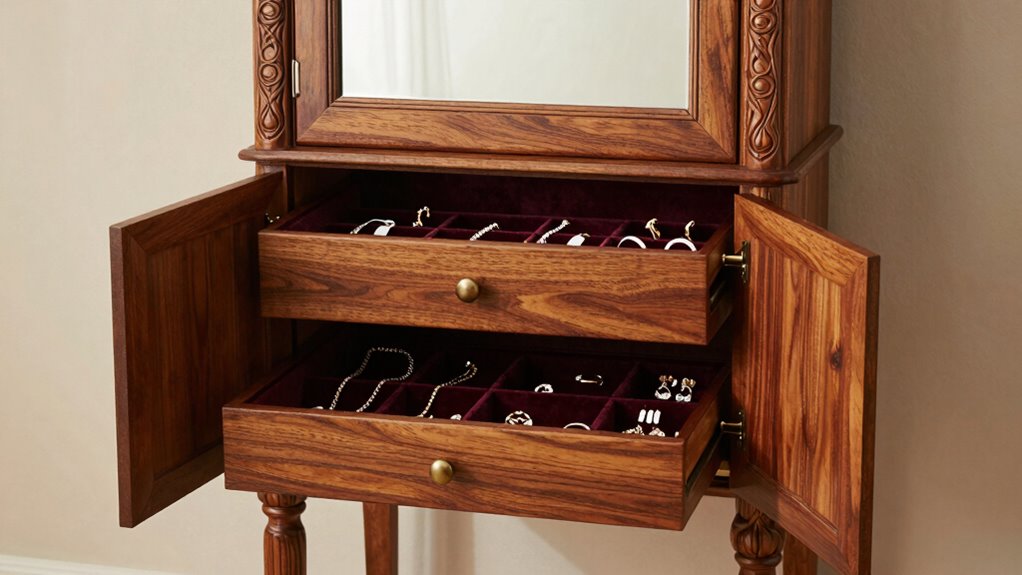 size storage lighting security