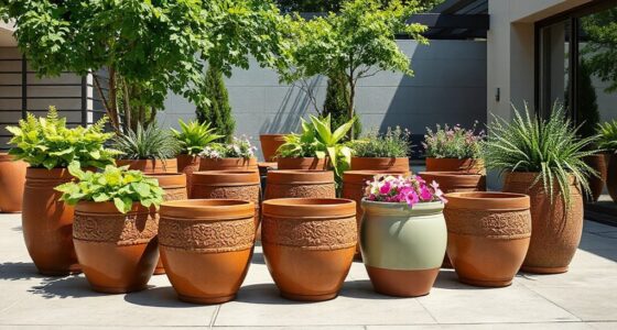 top 15 large ceramic planter sets