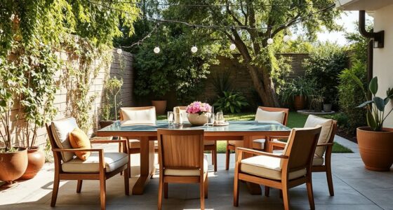 top 6 person outdoor dining sets
