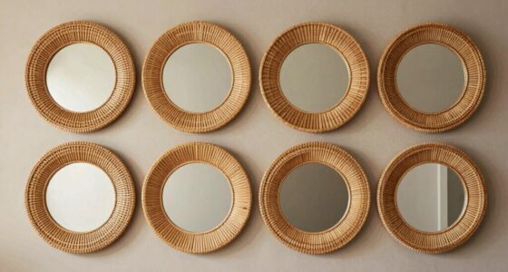 top 8 36 inch rattan mirrors