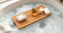 top bamboo bathtub caddies