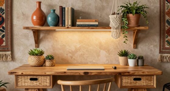 top boho desk storage ideas