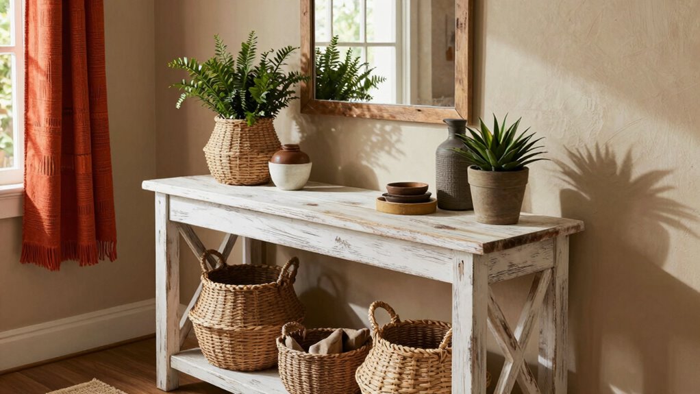 top boho entryway console tables
