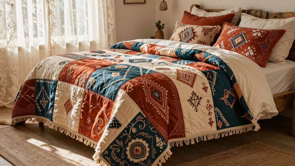 top boho king quilt sets